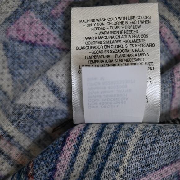 Jessica Simpson Womens M Jayne Aztec Print Tie Back Fit & Flare Dress - Picture 10 of 10